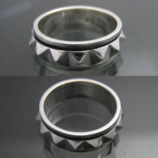 専用　3点　silver925 最高品質 スピナースタッズリング2 シルバー925 鋲