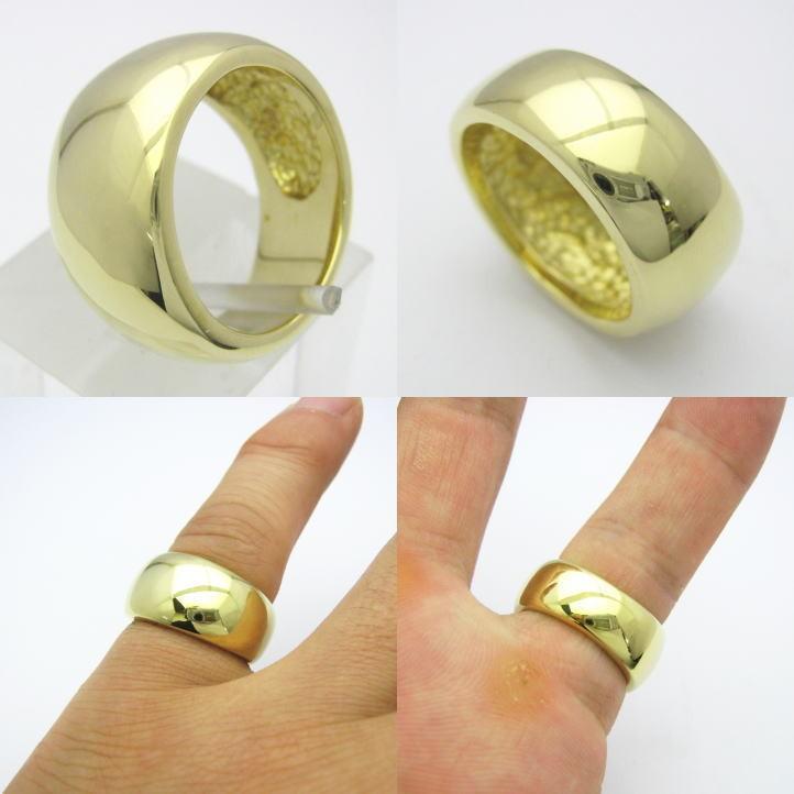 ヌーヴェルヴァーグ 月甲丸ブラスリング 真鍮 ブラス【ring-677-RB31