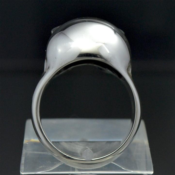怒りの髑髏 レイジスカルリング シルバー925 銀製【ring-733-R104】の画像