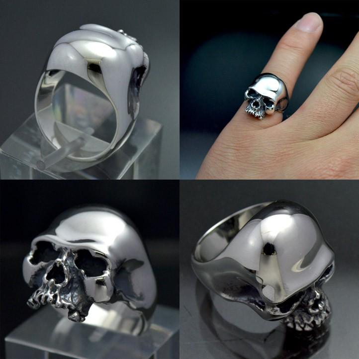 メルトスカルリング　シルバー925 silver925 銀製 (髑髏、ドクロ、頭蓋骨、指輪)【ring-735-R105】_2