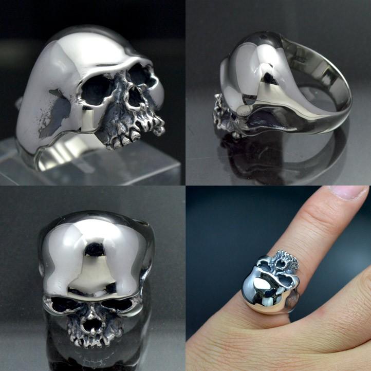 メルトスカルリング　シルバー925 silver925 銀製 (髑髏、ドクロ、頭蓋骨、指輪)【ring-735-R105】_4