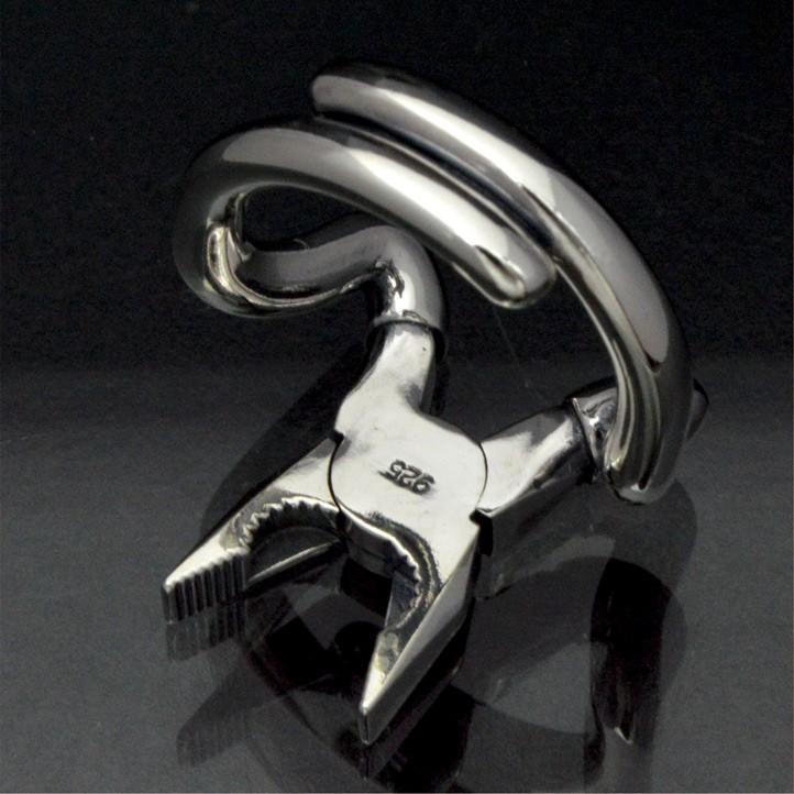 工具の指輪 ペンチリング シルバー925製 Silver925 銀製【ring-740