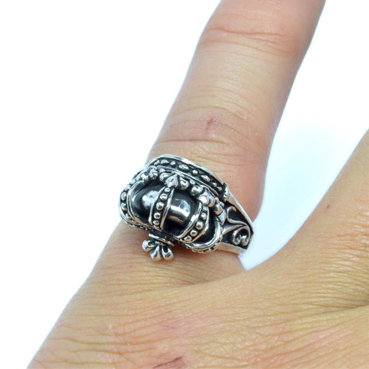 王冠の指輪 ロイヤルクラウンリング シルバー925【ring-748-R119