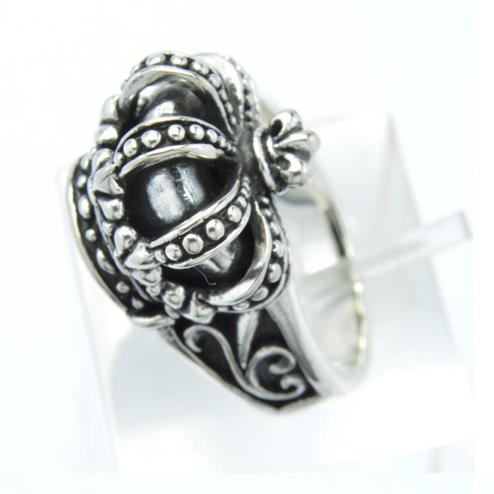 王冠の指輪 ロイヤルクラウンリング シルバー925【ring-748-R119