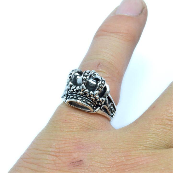 王冠の指輪 ロイヤルクラウンリング シルバー925【ring-748-R119