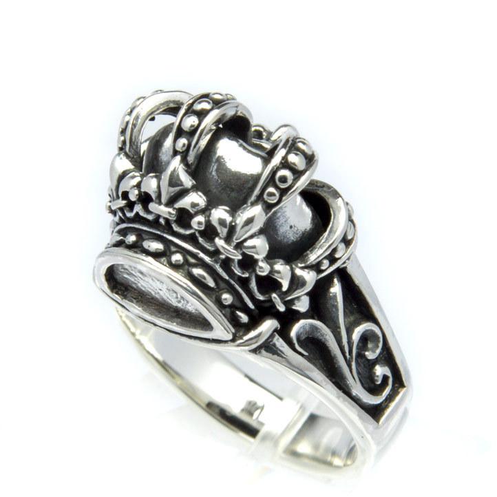 王冠の指輪 ロイヤルクラウンリング シルバー925【ring-748-R119