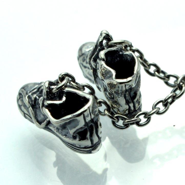 片方】バスケットシューズピアス 銀製 シルバー925 Silver925
