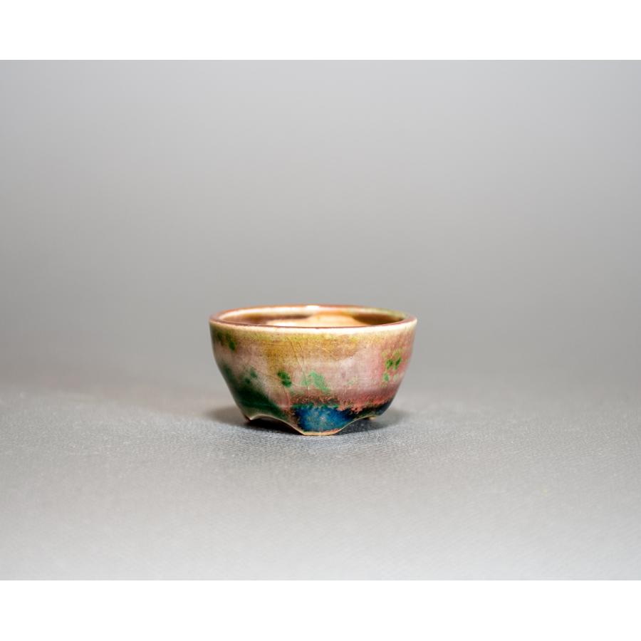 豆盆栽鉢 織部釉丸盆栽鉢 小さな盆栽鉢 P0377 P0377 E 盆栽 ヤフー店 通販 Yahoo ショッピング