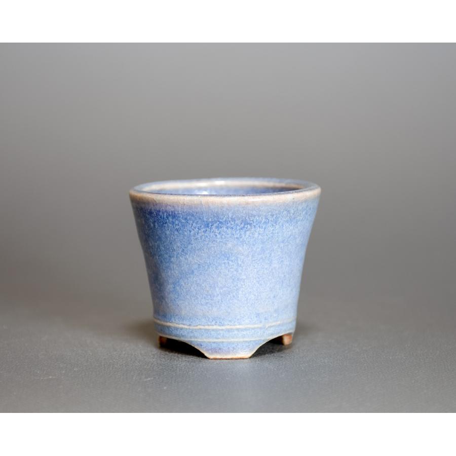 豆盆栽鉢 青流紋釉丸盆栽鉢 小さな盆栽鉢 小鉢 P0386 P0386 E 盆栽 ヤフー店 通販 Yahoo ショッピング