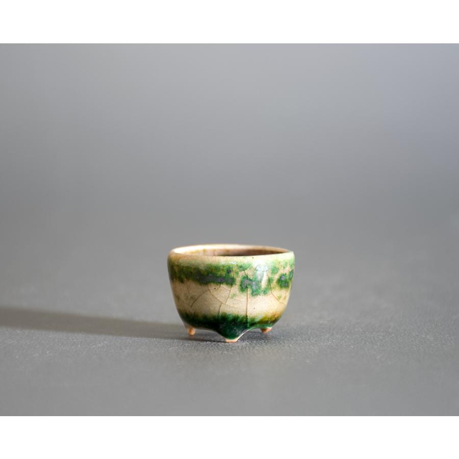 プチ盆栽鉢 織部釉 丸盆栽鉢 小鉢 小さい鉢 P00 P00 E 盆栽 ヤフー店 通販 Yahoo ショッピング