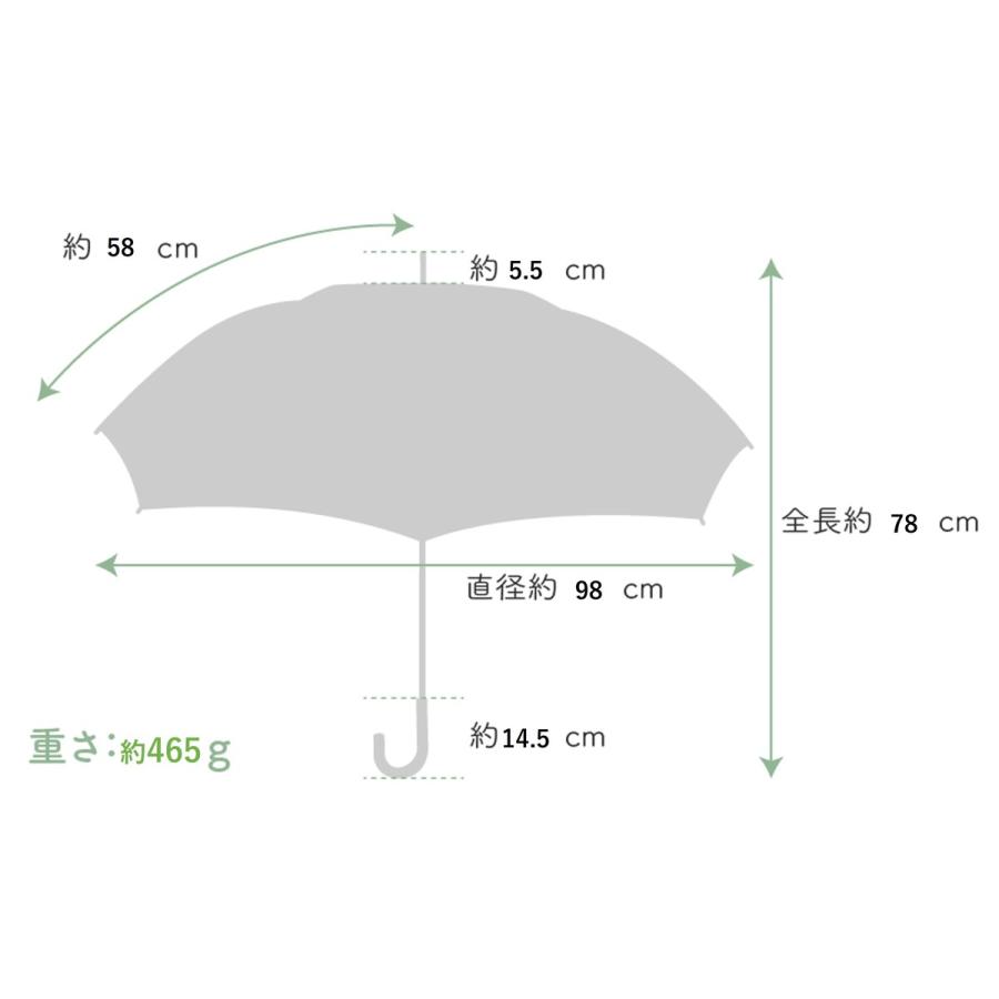 moz 傘 MOZ レディース 16本骨 長傘 晴雨兼用傘  モズ｜e-bronze｜20