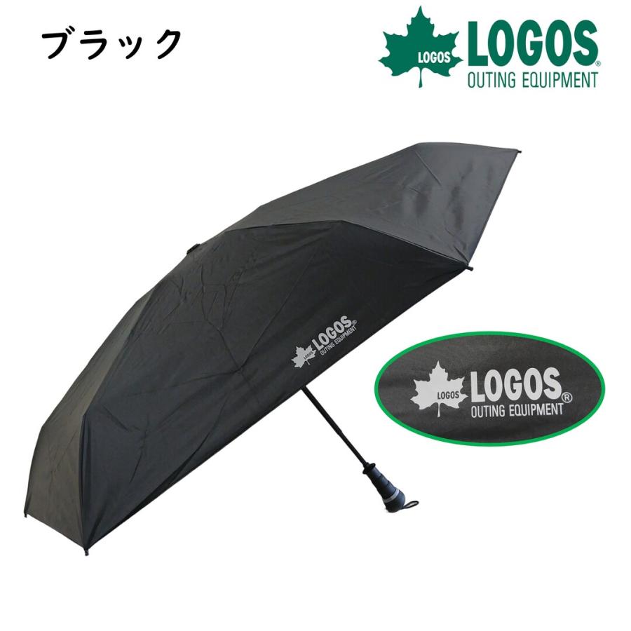 ⭐︎ロゴストロン　大黒柱　(小) 美品⭐︎ LOGOS（ロゴス） 折りたたみ傘 晴雨兼用傘 メンズ 【遮光率100