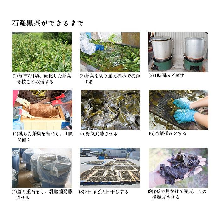 石鎚黒茶さつき会　石鎚黒茶飲み比べセット≪熨斗対応不可≫　　国産／愛媛県産／後発酵茶／黒茶／熟成黒茶／健康茶｜e-bussan｜04