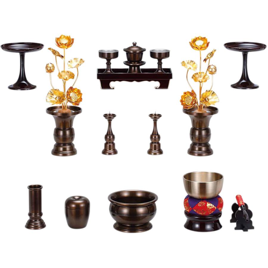 仏具・伝統型仏具 21点セット（3.0寸）【メーカー取寄品】 爆買 : 仏壇