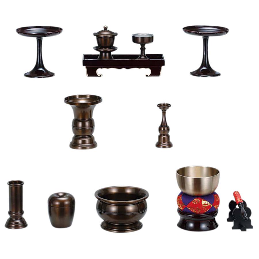 仏具・伝統型仏具 16点セット（3.0寸）【メーカー取寄品】 : 仏壇