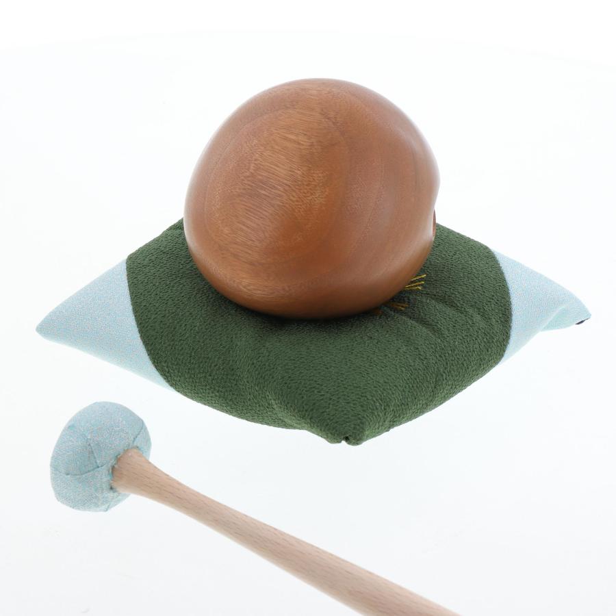 木魚 もくぎょ 杢魚 セット メープル 布団緑 モダン 仏具 仏具セット 