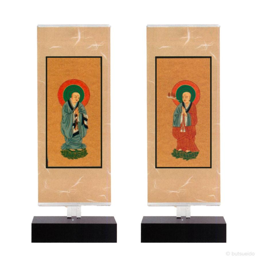 仏壇掛軸 スタンド型 新世紀 軸 クリア(脇侍/小) 浄土宗（法然上