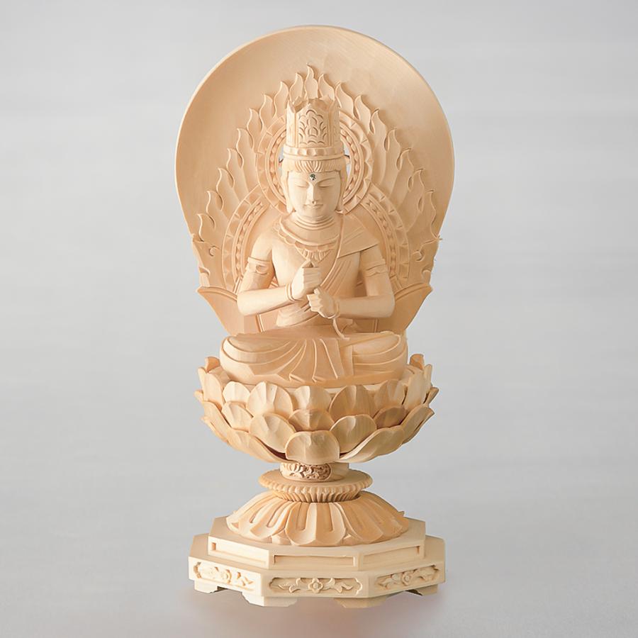 仏像 大日如来 八角台座 丸光背（2.5号） : 仏壇・仏具の専門店ぶつ