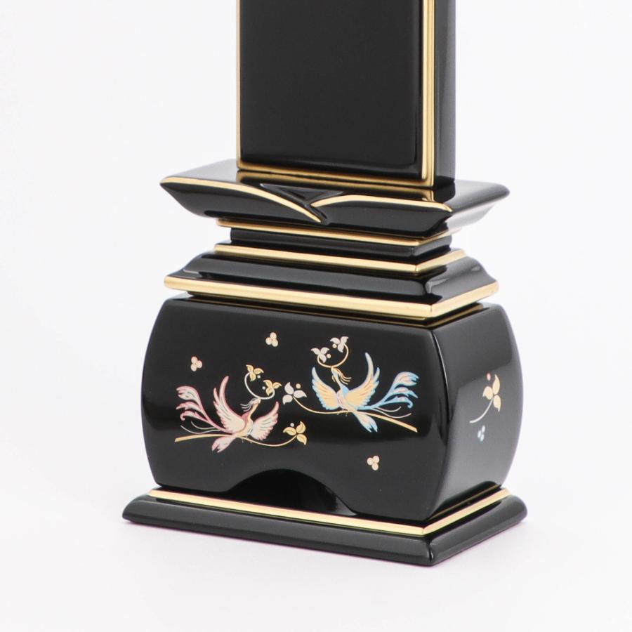 位牌 新世紀位牌 優雅 鳳凰 おしどり モダン位牌 蒔絵位牌 4.5寸 総木製 文字入れ無料 送料無料 品質保証