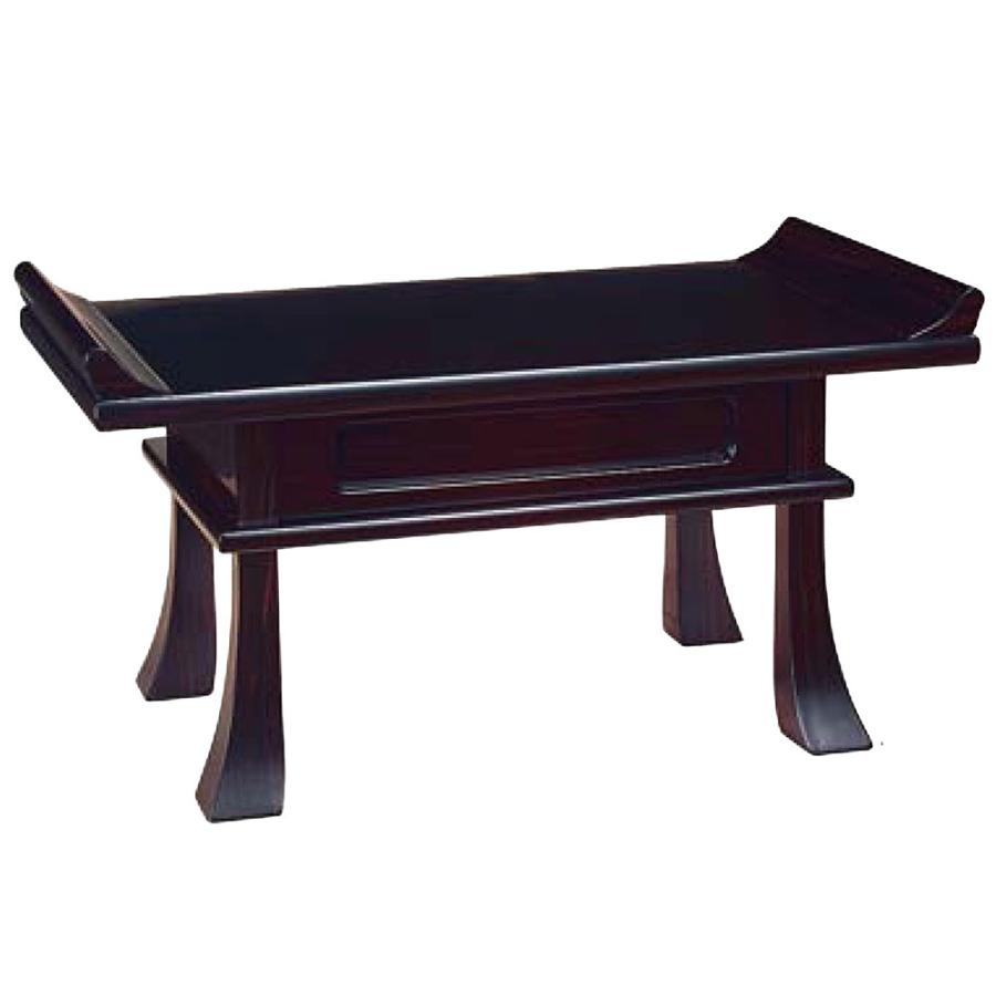経机・S型経机 黒檀調 （18号）【メーカー取寄品】 : 仏壇・仏具の専門