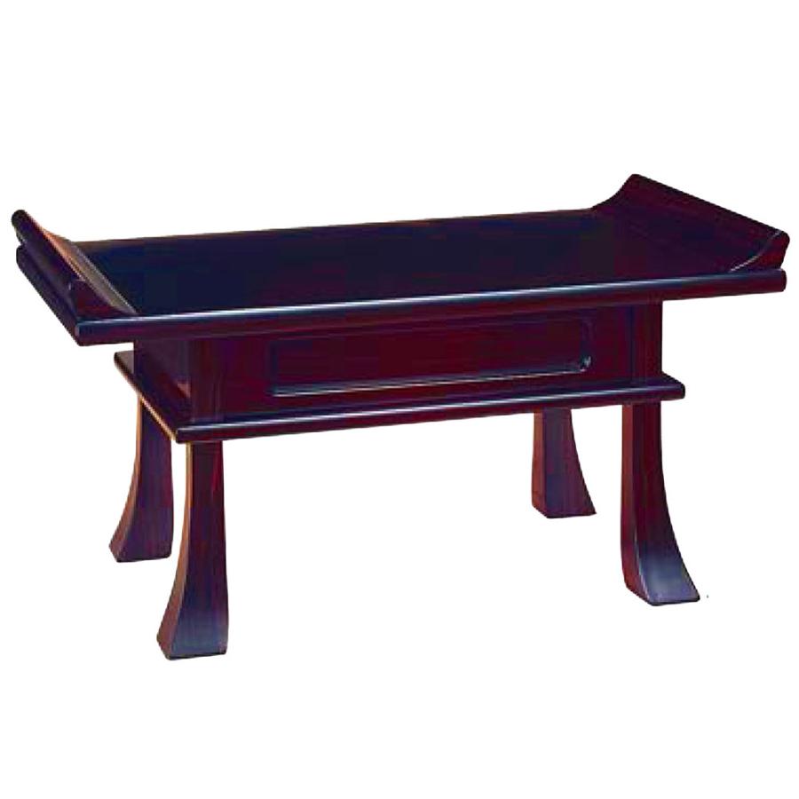 経机・S型経机 紫檀調 （16号）【メーカー取寄品】 : 仏壇・仏具