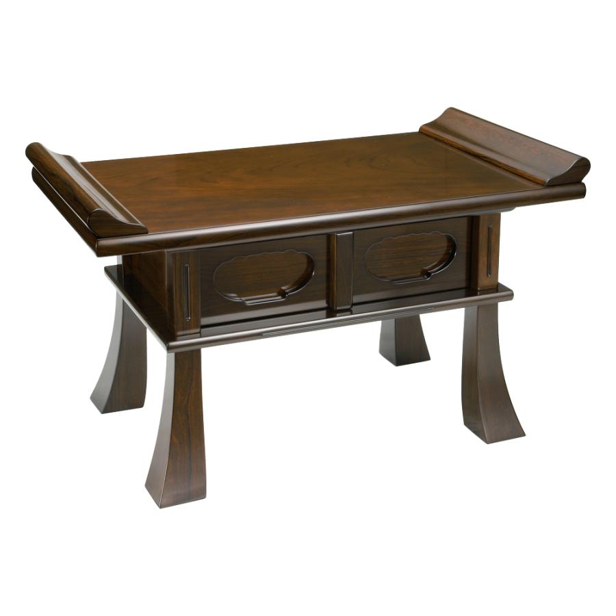 黒檀　御経机　16号 経机・おちつき経机 黒檀（16号）【メーカー取寄品】 : 仏壇