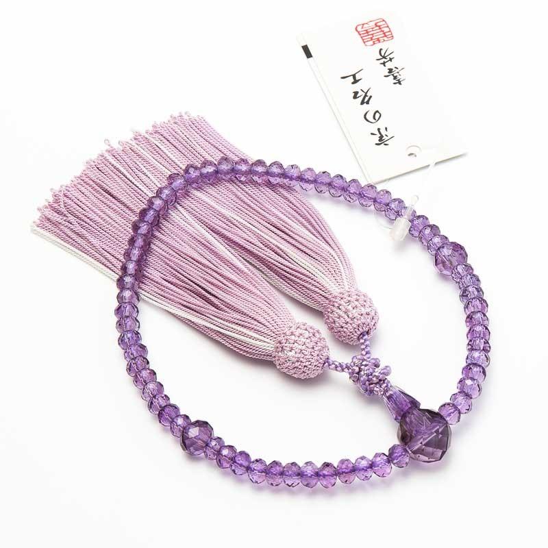 特別セーフ 数珠 女性用 ローズアメジスト切子 6mm 念珠 その他仏壇 仏具 Www 11thspace Com