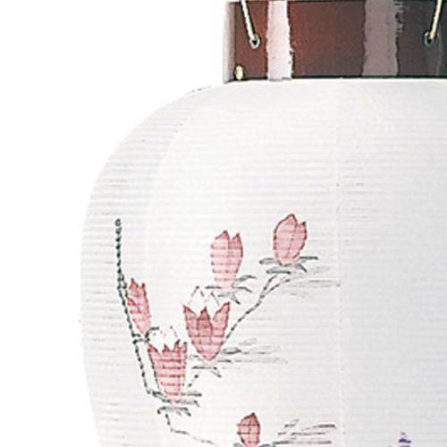お盆用品 御所提灯 別撰あやめ（絹/あやめ/新型LED電池灯4型7L改付き）_3
