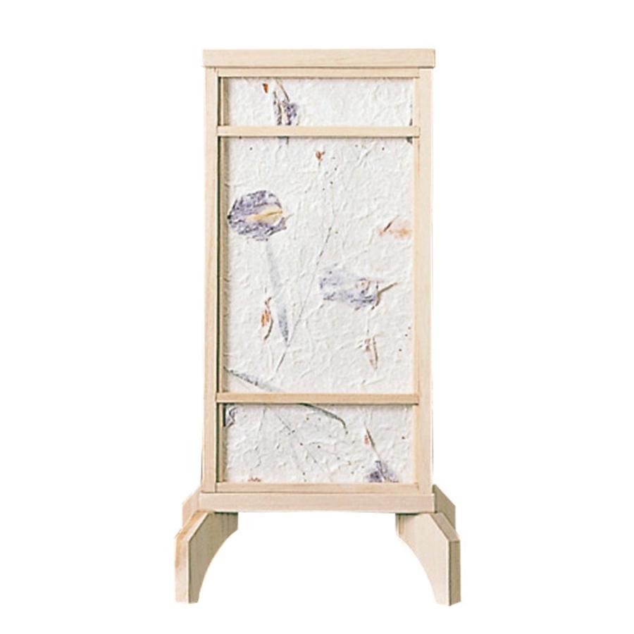 お盆用品 廻転灯籠 桐花1号（桐製・押し花/一対） : 仏壇・仏具の専門