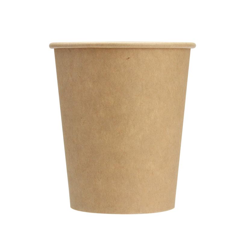 紙コップ 5オンス オール未晒カップ 試飲カップ クラフトカップ 150ml サンナップ C15100MZAW 口径66mm 3,000個の画像