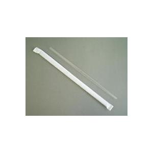 ストレートストロー 6mmx210mm 透明 紙袋入 500本 | 