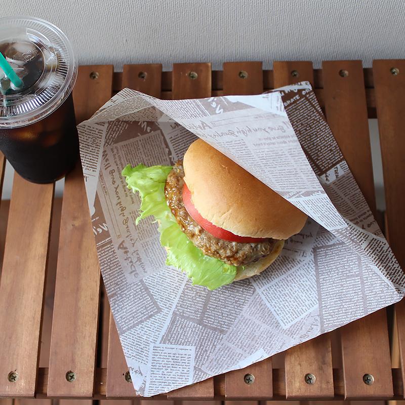 ハンバーガー袋(No18)1900枚 送料無料/直送” カトラバーガー袋 No.19 