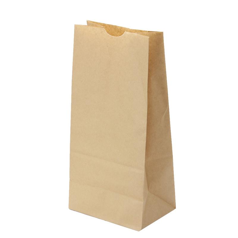 紙袋 角底袋 8号 未晒 156x95x高さ318mm テイクアウト用 500枚 : e