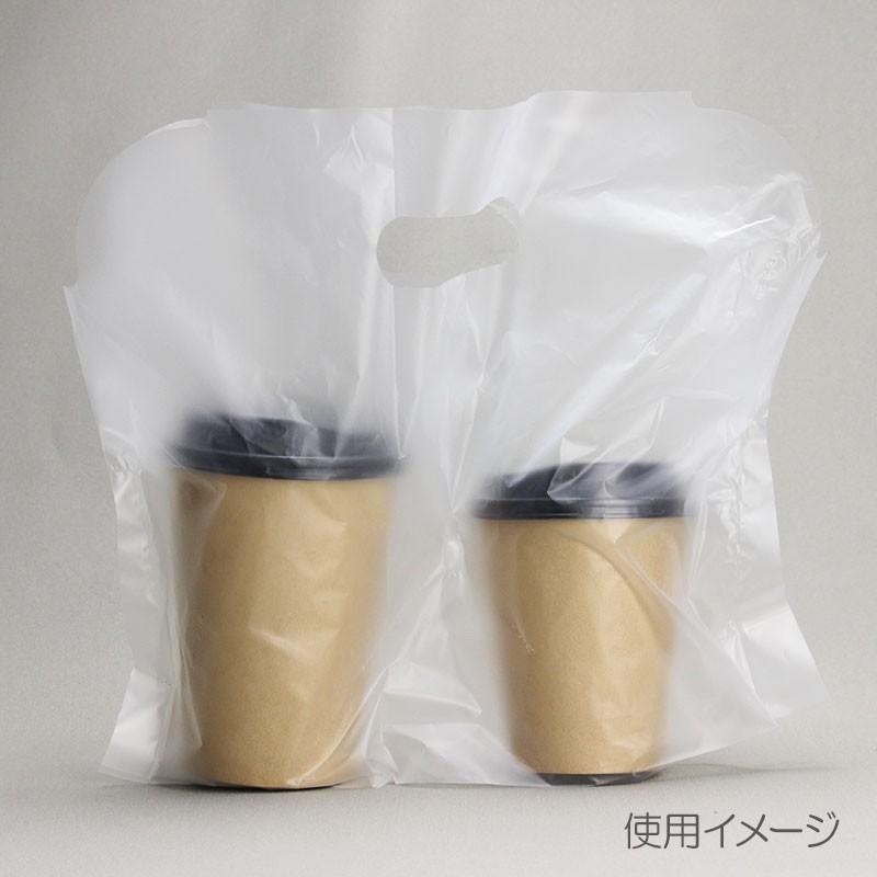 ドリンク持ち帰りバッグ キャリーカップ 2個用 テイクアウト手提げ袋 100枚 |  | 01