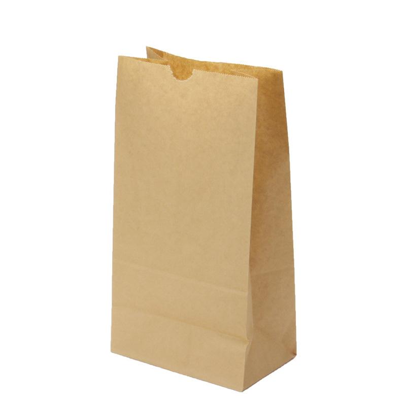 紙袋 角底袋 6号 150x88x高さ275mm 未晒 テイクアウト用 500枚