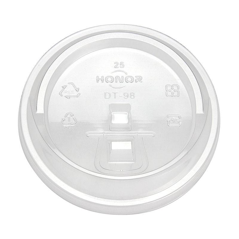 プラスチックカップ蓋 HONOR φ98 PEダイレクトリッド DT-98 50個｜e-cafe