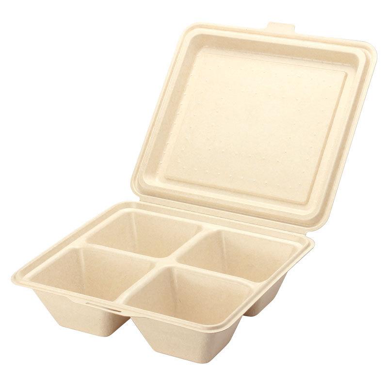 ケーピープラテック 紙製弁当容器 KMボックス KM-55 ナチュラル