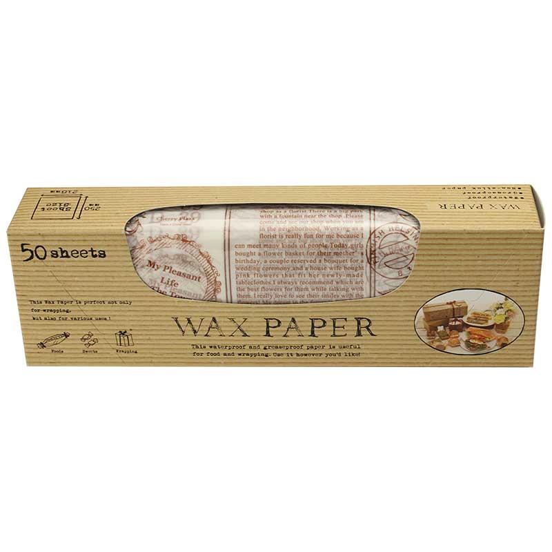 ワックスペーパー ロゴ Wp3400 50枚 E Cafe 通販 Yahoo ショッピング