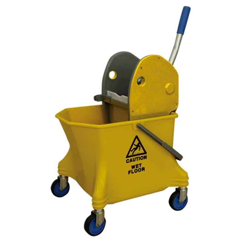 シーバイエス（CXS) 清掃用品 リンガー・バケツセット 黄色 モップ絞り