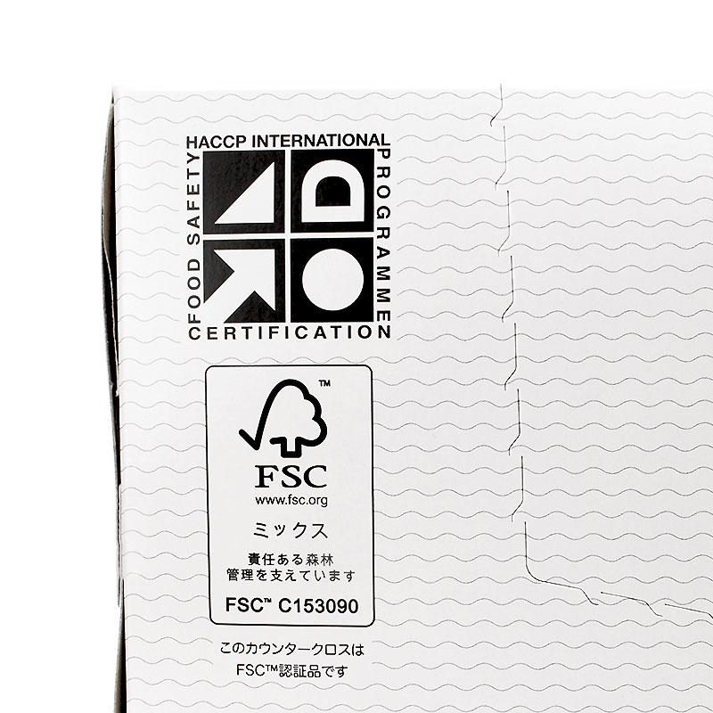 カウンタークロス 厚手 業務用 クラフレックス ZN-1020-60 シロ 60枚｜e-cafe｜04