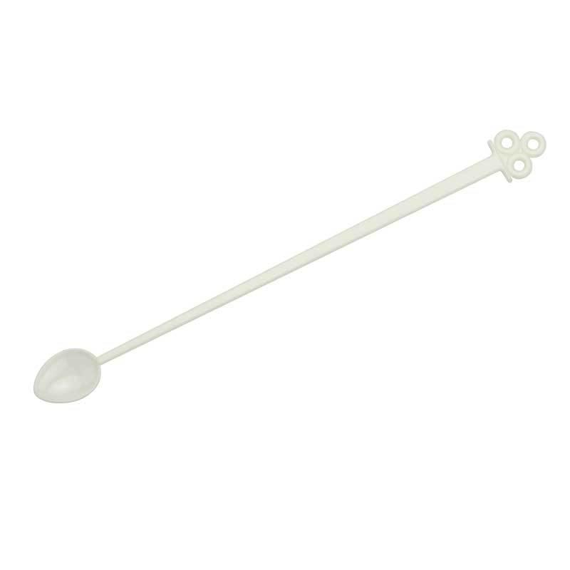 マドラースプーン 130mm 白 バラ 1,000本 | 