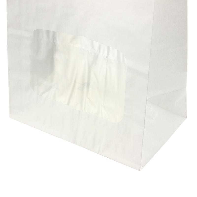 福助工業 テイクアウト用 ルックバッグ No.4S 晒ムジ 紙袋 100枚