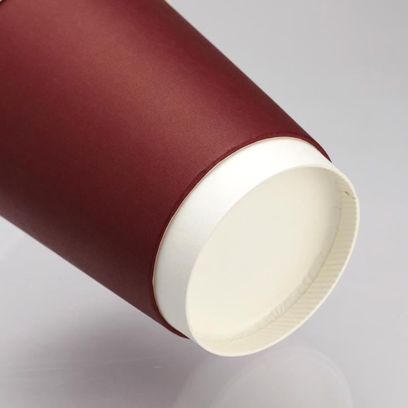 こつぷページ 紙コップ 二重断熱紙コップ 12オンス グレー 口径90mm 25個 : e