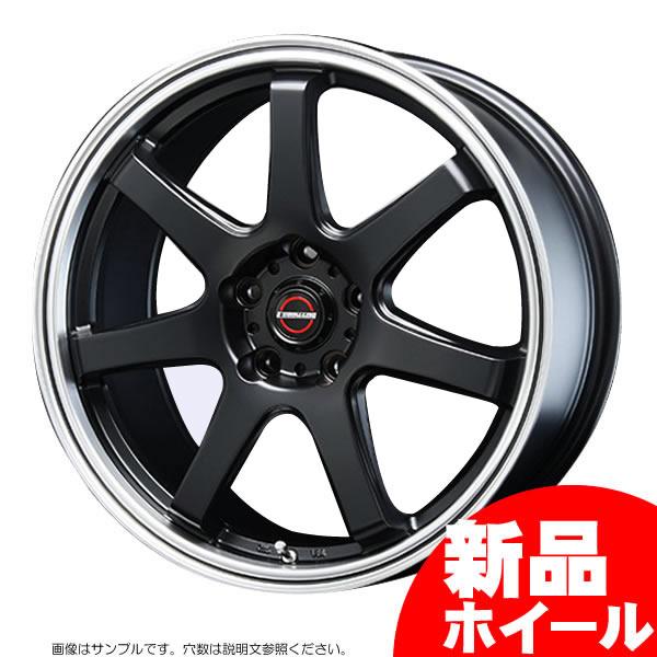 ブレスト ユーロマジック タイプS-07 18インチ 7.5J 5H-100 セミグロスブラック 法人宛て送料無料 ホイール 1本価格