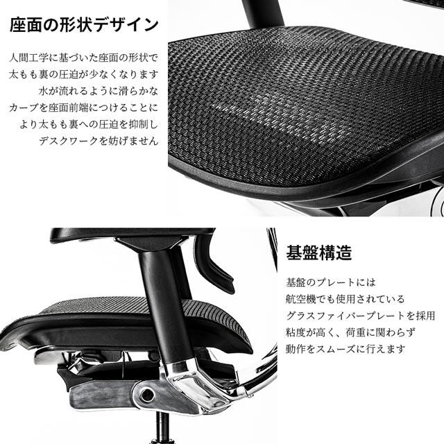 新型 レビュー特典あり 組立設置付 エルゴヒューマン プロ2 Ergohuman Pro2 在宅ワーク EHP2-HAM 関家具 正規代理店｜e-casa｜15