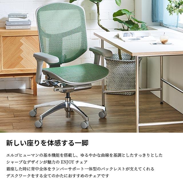 エンジョイ Ergohumanエルゴヒューマン 肘付きオフィスチェア エルゴヒューマン（Ergohuman） 新型 エンジョイ2 Ergohuman Enjoy2