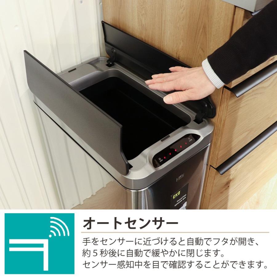 EKO（イーケーオー） ダストボックス ゴミ箱 くず入れ おしゃれ EKO