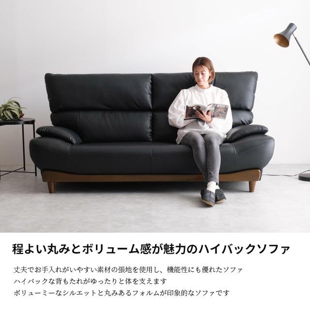 eーcasa（イーカーサ） ソファ ソファー 3人掛けソファ 3人掛け REVO 