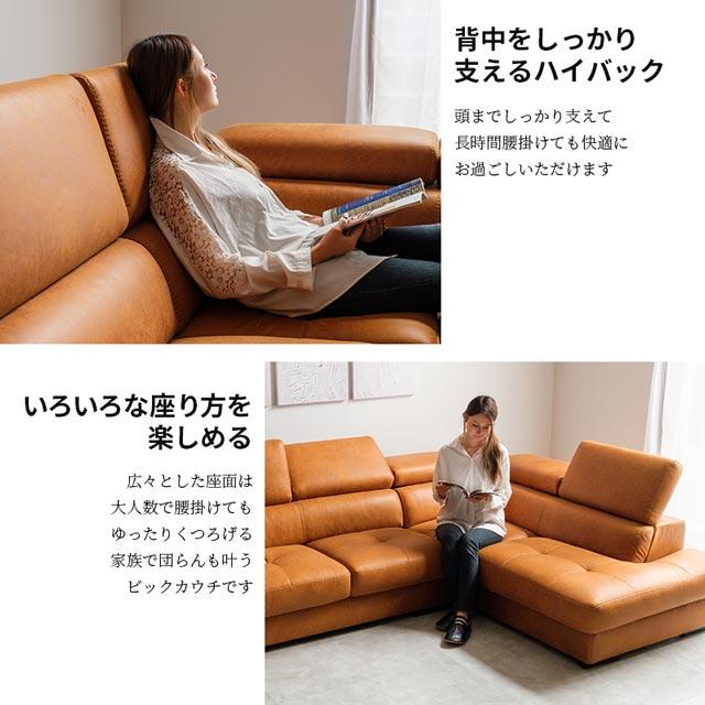 eーcasa（イーカーサ） ソファ ソファー カウチソファ ローソファ ロー 