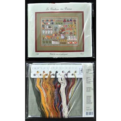ル・ボヌール・デ・ダム クロスステッチ＆プチポワン刺繍キット Amazon | 【ル・ボヌール・デ・ダム】 クロスステッチ刺繍キット